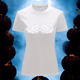 thumbnail image 3 of Playera Blusa Con Manos De Esqueleto Halloween Dia De Muertos Color Blanco Talla Grande Marca Emil SaEs, 3 of 4