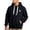 Black, variant on Hoodies for Men Comfortable Long Sleeve Drawstring Hooded Neck Pullover Shirts Solid Color Sweatshirt Outdoor Sports Tops