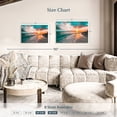 thumbnail image 4 of Elephant Stock Beach With Sunset Wall Art - Horizontal Canvas Wall Art - Living Room Wall Decor - Beach Canvas - Orange And Teal Decor - 36" x 24", 4 of 8