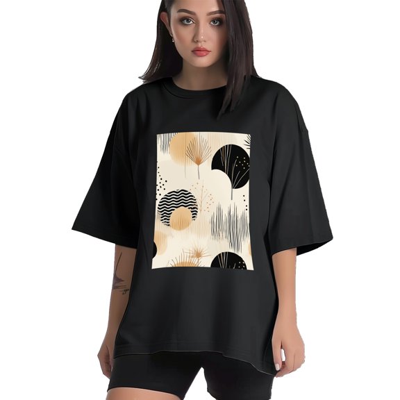 Plus Size Shirt for Women Black Tops for Women Short Sleeves Shirt for Women Modern Simplicity 1 T Shirt Crewneck Shirt for Women XS