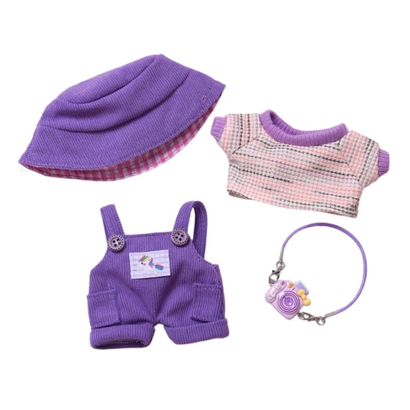 TIELUTT Fashion Doll Clothes Outfits Dress Up Set for 12 Inch Dolls Accessories Girls Pretend Play Wardrobe Dolls Adult Little Family Dolls Bitty Twins Dolls Horses And Dolls Dolls Car Seat
