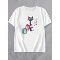 thumbnail image 3 of wear Women"It Is What It Is" Vintage Print Graphic Short Sleeve Casual T-Shirt, 3 of 6