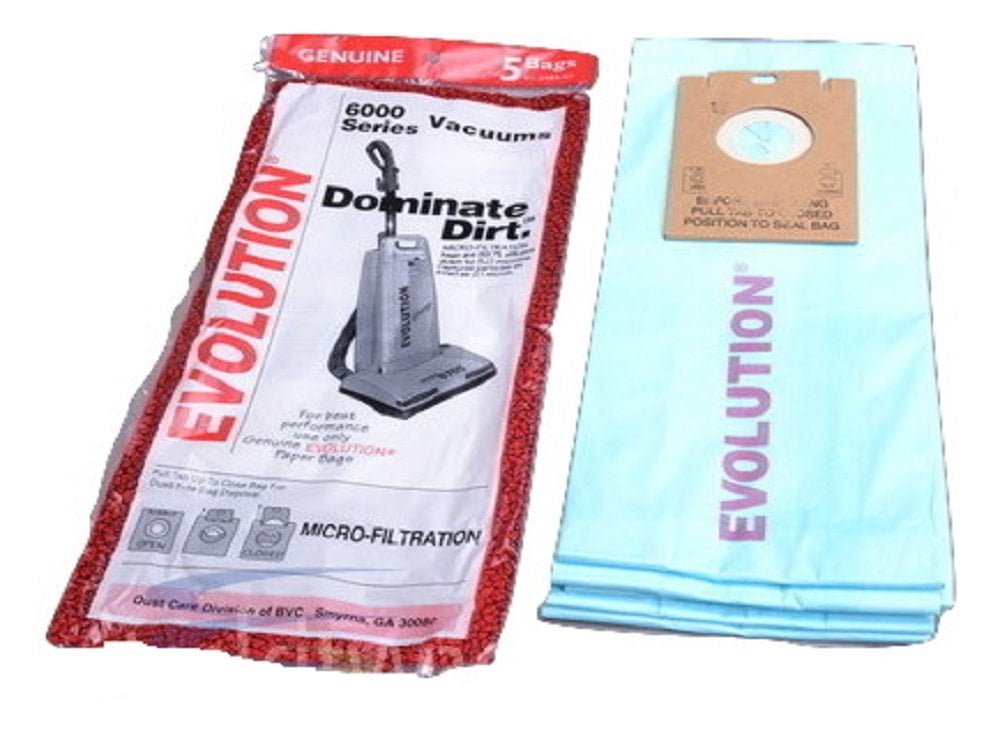 Bernina//Evolution Vacuum Bags 5 Pack Genuine