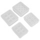 thumbnail image 3 of 4pcs Silicone Bead Molds With Holes Sphere Ball And Square Shapes Resin Epoxy Mold For Jewelry Polymer Clay Soap Making Cabochon Gemstone Diy Crafting, 3 of 3