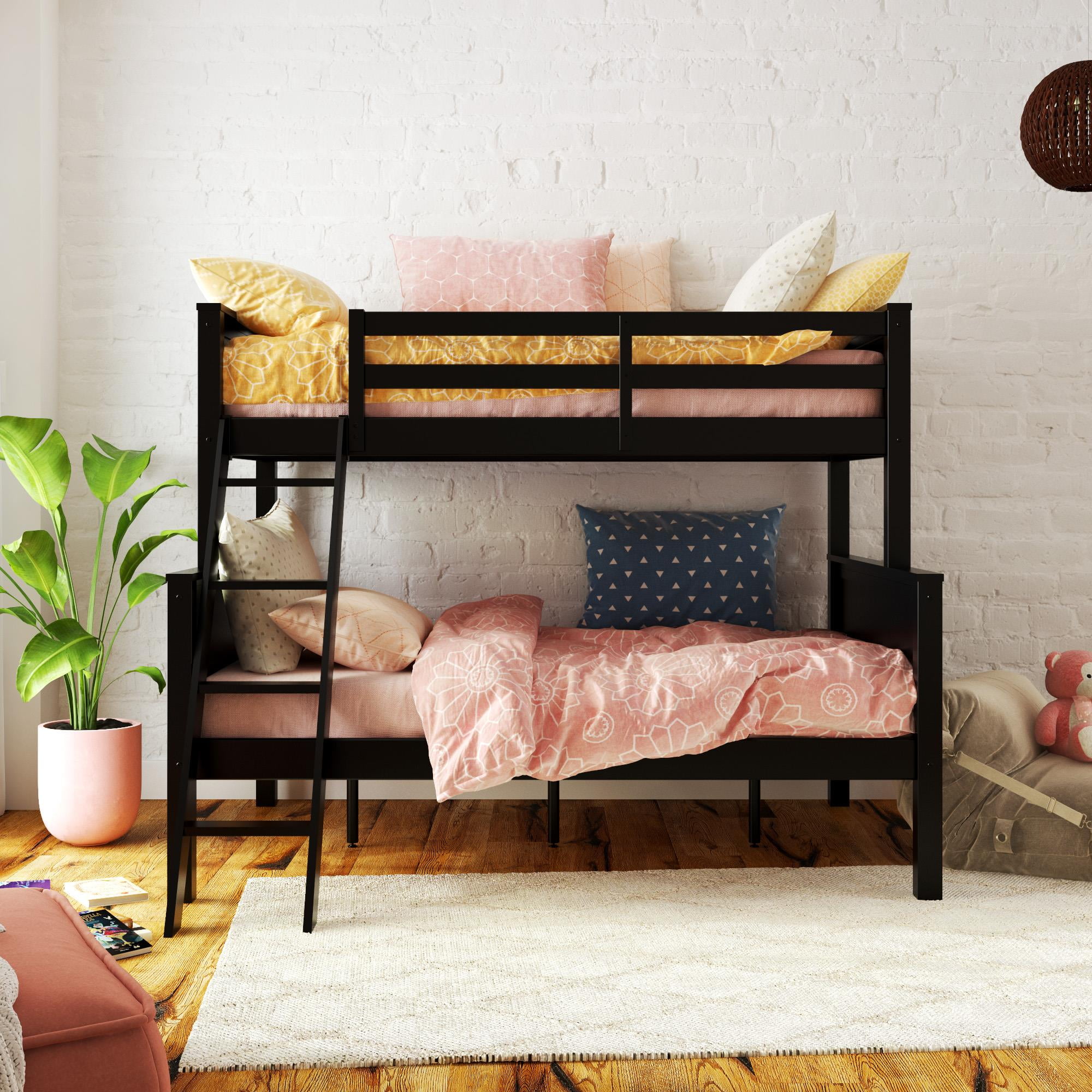 Your Zone Twin Over Full Wood Bunk Bed, Your Zone Premium Twin Over Full Bunk Bed