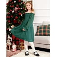thumbnail image 4 of Arshiner Girl Tulle Dress Winter Long Sleeve Teen Girls Party Casual Dresses, 4 of 5