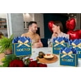 thumbnail image 4 of 12.6" 5 Senses Gift Bags with Tissue Papers and Ribbons for Men, Him Birthday, Anniversary, Wedding, Valentine's Day (Blue Gold), 4 of 6