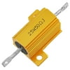 Unique Bargains 25W 50 Ohm 5% Chasis Mounted Aluminum Housed Wirewound Resistor