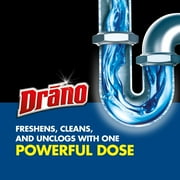 Drano Dual-Force Foamer, Hair and Drain Clog Remover, Commercial Line, 17 fl oz