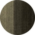 thumbnail image 1 of Ahgly Company Indoor Round Abstract Brown Contemporary Area Rugs, 7' Round, 1 of 4