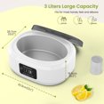 thumbnail image 5 of EasyinBeauty Paraffin Wax Machine for Hands and Feet, 3000ml Touchscreen Warmer with 6 Lemon Wax Packs, 5 of 11