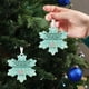 thumbnail image 4 of Colgante de cristal marino con forma de copo de nieve para decoración del hogar, árbol de Navidad de acrílico tridimensional, arte de cristal marino, recuerdo de amistad, decoración de habitación, hog, 4 of 6