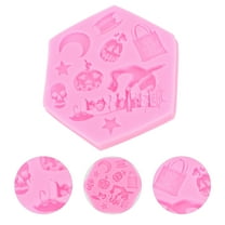 Soimiss Theme Silicone Mold Pink Food Grade Silicone 1Pack