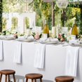 thumbnail image 3 of 50 paquete de servilletas de satén blancas cuadradas, servilletas de tela suaves y sedosas, servilleta de mesa para decoración de boda, banquete, fiesta, 3 of 3