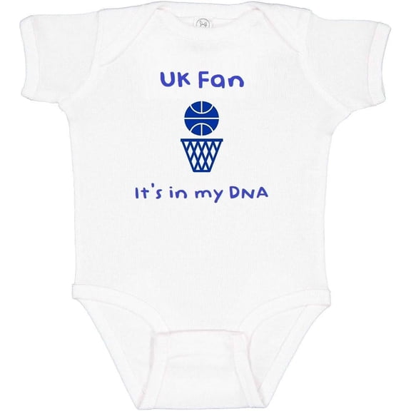 Kentucky Fan It's in My DNA Fan Baby Bodysuit (6 Months, Short Sleeve)