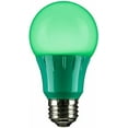 thumbnail image 2 of 10 PACK 3W LED A19 COLORED LIGHT BULB, NON-DIMMABLE, E26 MEDIUM BASE, GREEN, 2 of 5