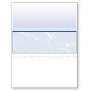 Blank Laser Middle Check Paper, Blue