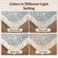 thumbnail image 7 of Design&I 4'x6' Ultra Soft Area Rug, Beige Vintage Traditional Distressed Scroll Border Boho Ornate None Fluffy Washable Non Shedding for Bedroom Living Room Home Office, 7 of 7