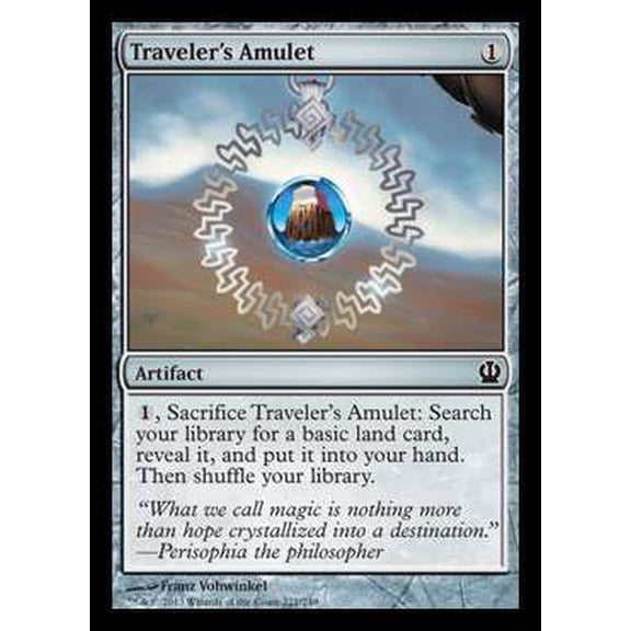 MtG Theros Common Traveler's Amulet (Foil) #221