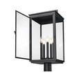 thumbnail image 6 of Z-Lite Hartwell 5 Light Outdoor Post Mount Fixture in Sand Black color, Aluminum frame, 6 of 6