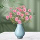 thumbnail image 3 of Nvzi Ramo de hortensias artificiales - Realista y colorido, ideal para bodas, San Valentín y decoración del hogar, 35 cm, rosa, 1 unidad., 3 of 5