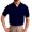 Navy, variant on Ketyyh-chn99 Men's Dress Shirts 2024 Shirts for Men Comfor t Wash Short Sleeve Pocket Tee Black,XL