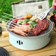 thumbnail image 4 of Portable Stainless Steel Charcoal Grill Indoor Outdoor BBQ Grill for Home Party Camping, 4 of 5