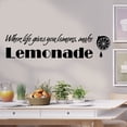 thumbnail image 2 of Lemonade Themed Wall Art Removable Decorative Mural Stickers For Kitchen And Living Room Home, 2 of 3