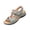 Gray, variant on Willtoo Women Arch Support Walking Sandals Comfortable Open Toe Wide Width Orthopedic Sandals with Adjustable Hook Loop Strap Summer Dressy Non-Slip Casual Sandal