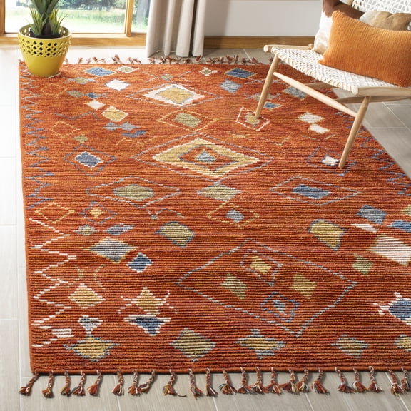 Safavieh Kenya Jerrie Abstract Area Rug, Red/Multi, 8' x 10'