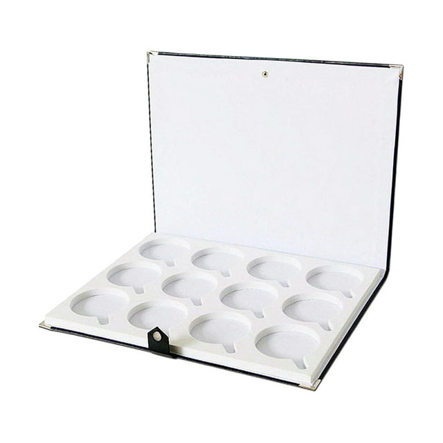 MERIGLARE Eyewear Lens Storage Box Book Lens Tray for Myopia Glasses Lenses Sample L 38.5cmx28cmx1.5cm