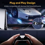 Cat 6 Ethernet Cable 16 ft, High Speed 1Gbps Internet Network Cable, Cat6 Ethernet Patch Cable Long, Computer LAN Cable with Free Clips & Straps for Router, Modem, PS4/5,Fast Gaming