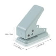 thumbnail image 2 of Raindrops Skyblue Hole Punch for Crafting with Plastic and Metal Construction 1hole Puncher, 2 of 8