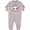 AC-Heather Grey, variant on Inktastic My First DÃa De Los Muertos Baby Fleece Romper