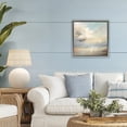thumbnail image 2 of Stupell Industries Tranquil Blue Shores Gray Framed Floater Canvas Wall Art design by Raymond Powers, 18 x 18, 2 of 9