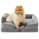 thumbnail image 1 of Bedsure Cama ortopédica para perros – Sofá cama para perros pequeños, cama de espuma de apoyo para mascotas con funda extraíble lavable, forro impermeable y sofá inferior antideslizante, gris, 1 of 5