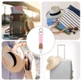 thumbnail image 5 of Hat Clips for Travel, 3 Pack Elastic Hat Clips for Women(Pink), 5 of 6