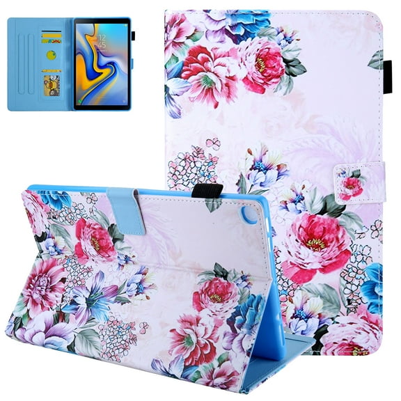 Allytech for SM-T500 SM-T507 Case, Galaxy Tab A7 10.4 Case 2020, Slim PU Leather Soft TPU Protective Stand Cover for Samsung Galaxy Tab A7 10.4" 2020 Model SM-T500/T505/T507, Rose