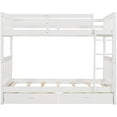 thumbnail image 5 of Twin-Over-Twin Bunk Bed with Ladders and Two Storage Drawers, 5 of 8