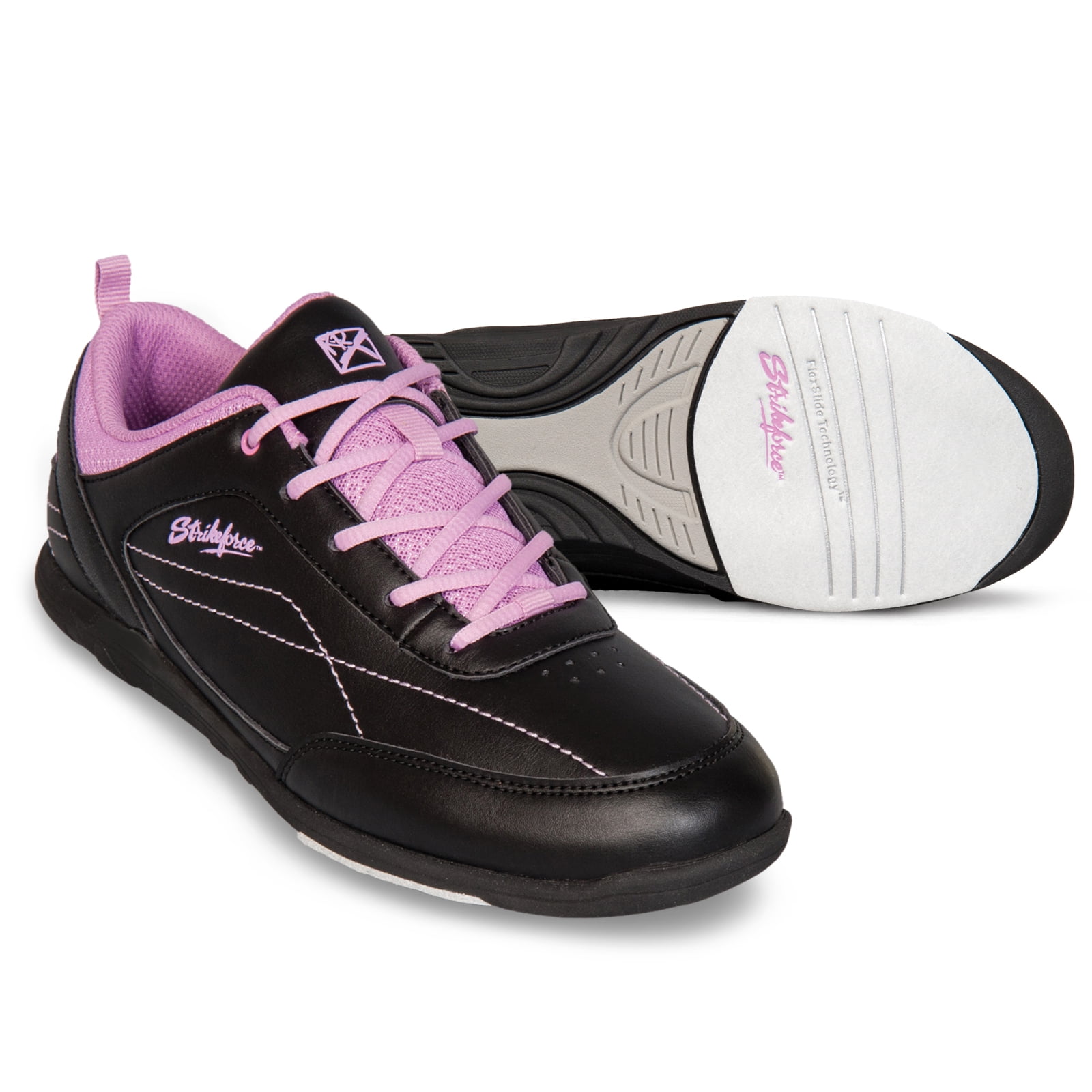 KR Strikeforce Lace Purple/Yellow Womens Bowling Shoes Size 7.5 