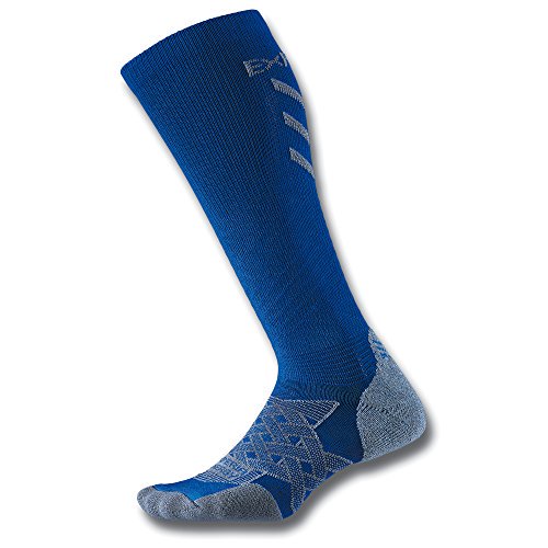 Thorlos Chaussettes de Compression Unisexes Experia ENERGY Running Light Cushion Bleu Royal - XEOU-201