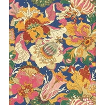 Rasch Odisha Orange Jacobean Floral Wallpaper