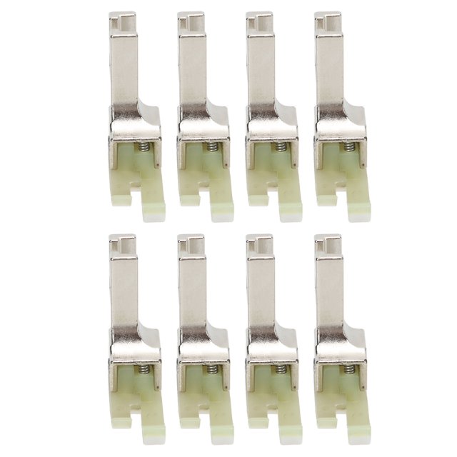 Prensatelas alta y baja, prensatelas para máquina de coser, prensatelas de plástico, piezas de máquina de coser, accesorios confiables y duraderos, 8 Uds. Jadeshay A