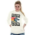thumbnail image 4 of Classic 8-bit Video Game Mega Man Gun Long Sleeve TShirt Men Women Brisco Brands 2X, 4 of 6