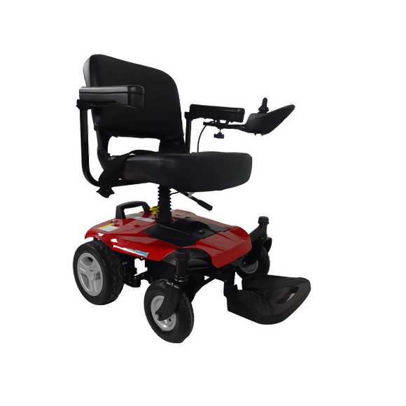 Silla de Ruedas Eléctrica Power | Compacta, Desarmable, Asiento Giratorio en 360°, Soporta hasta 130 Kg