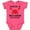 Retro Heather Pink, variant on Inktastic Someone in Boca Raton Loves Me Boys or Girls Baby Bodysuit