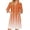 Orange(Striped), variant on Zipper Robes for Women Lightweight Loose Fit Bathrobes for Women Zip Up Front 3/4 Length Sleeve Knee Length Striped Fashion Bathrobe Nightgown with Pockets Orange XXL