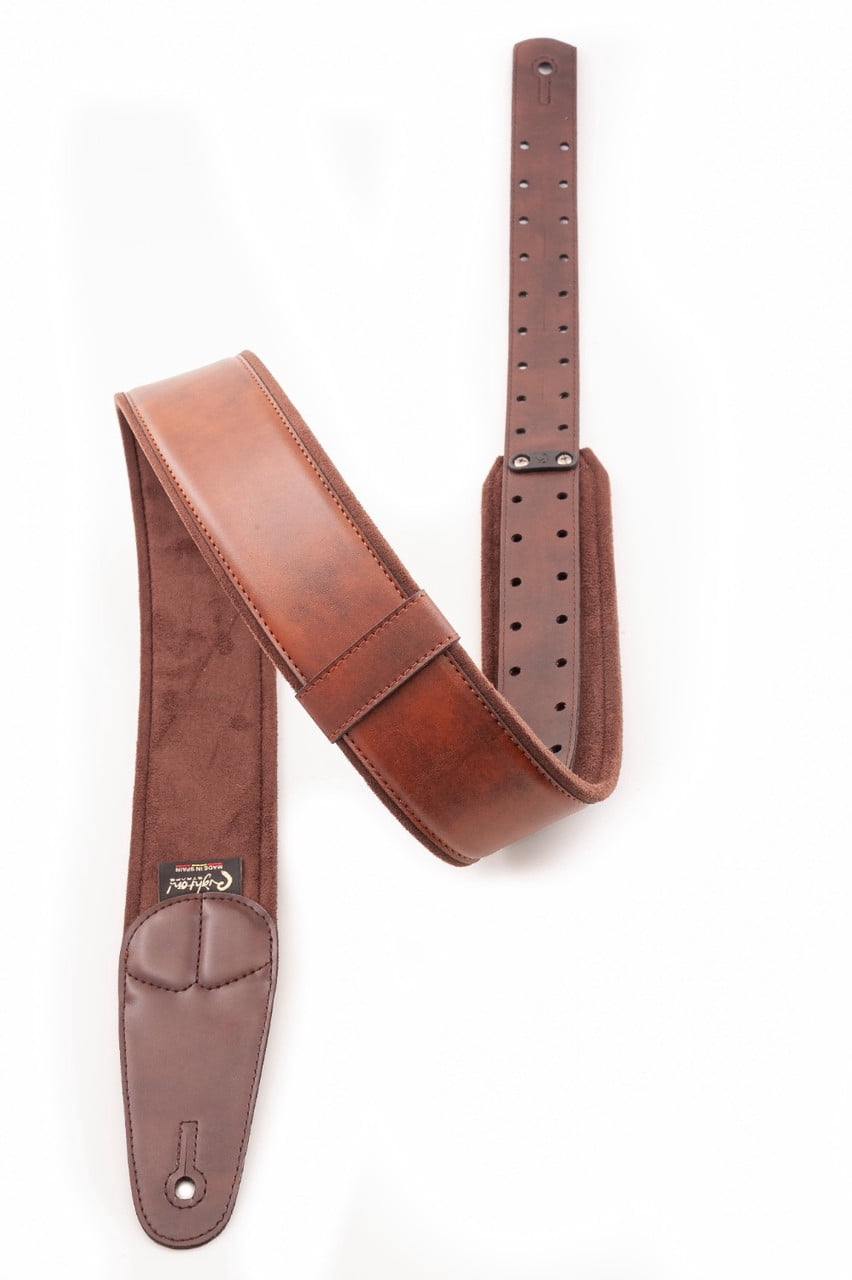 RightOn! Mojo Collection Charm-60 Brown Guitar Strap