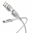 thumbnail image 2 of Statik PowerPivot Pro Nylon Braided Charge/Sync Cable USB-C to USB-C 10ft White, 2 of 5