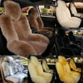 thumbnail image 3 of Universal Fit Wool And Faux Plush Car Seat Cover For Winter Warmth And Comfort, 3 of 8